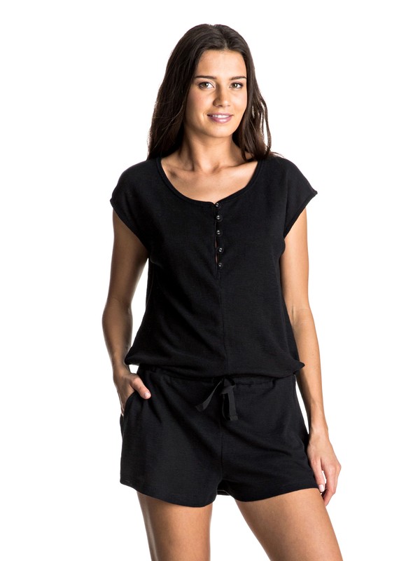 Always On My Mind - Buttoned romper ERJKD03100 0 Always On My Mind Romper ERJKD03100 Roxy