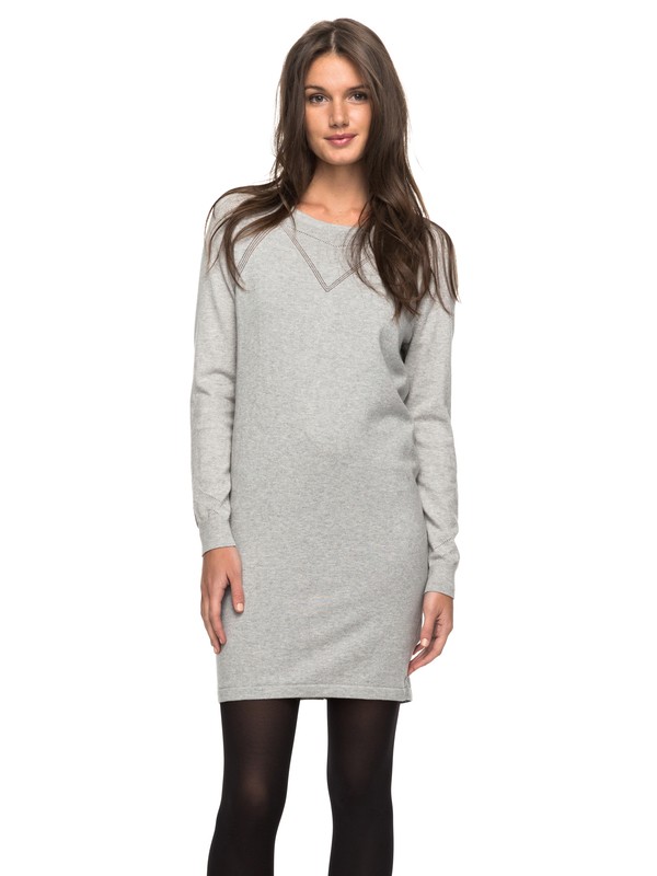 roxy, Winter Story - Robe à manches longues, HERITAGE HEATHER (sgrh) 0 Winter Story - Robe à manches longues Gris ERJKD03139 Roxy