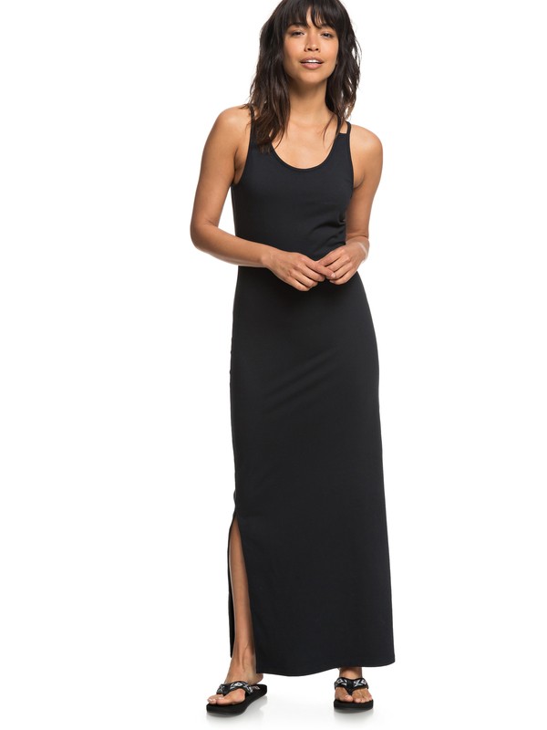 roxy, Love On The Line Maxi Dress, TRUE BLACK (kvj0) 0 Love On The Line Maxi Dress ERJKD03201 Roxy