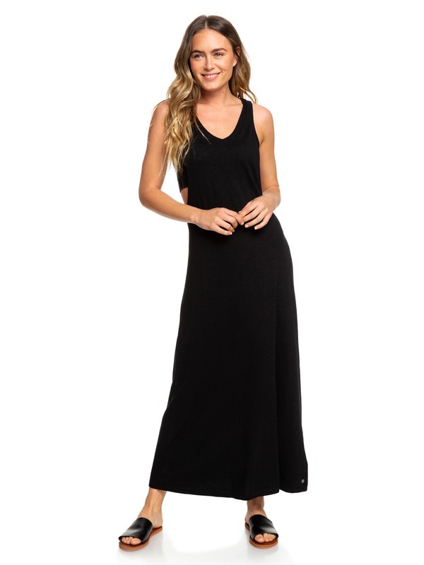roxy, That Way - Robe longue sans manches pour Femme, TRUE BLACK (kvj0) 0 That Way - Robe longue sans manches pour Femme Noir ERJKD03250 Roxy