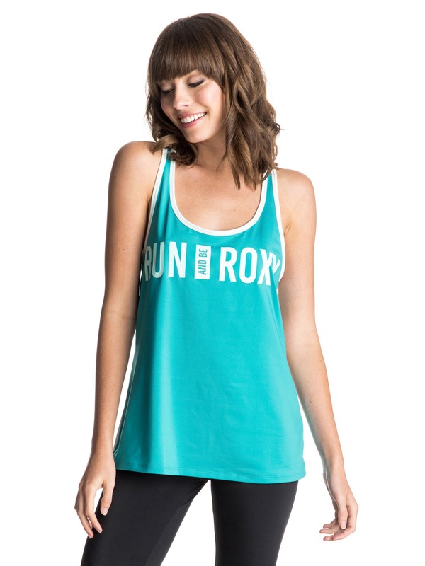 roxy, Cutback Tank, DARK JADE (bny0) 0 Cutback Tank ERJKT03053 Roxy