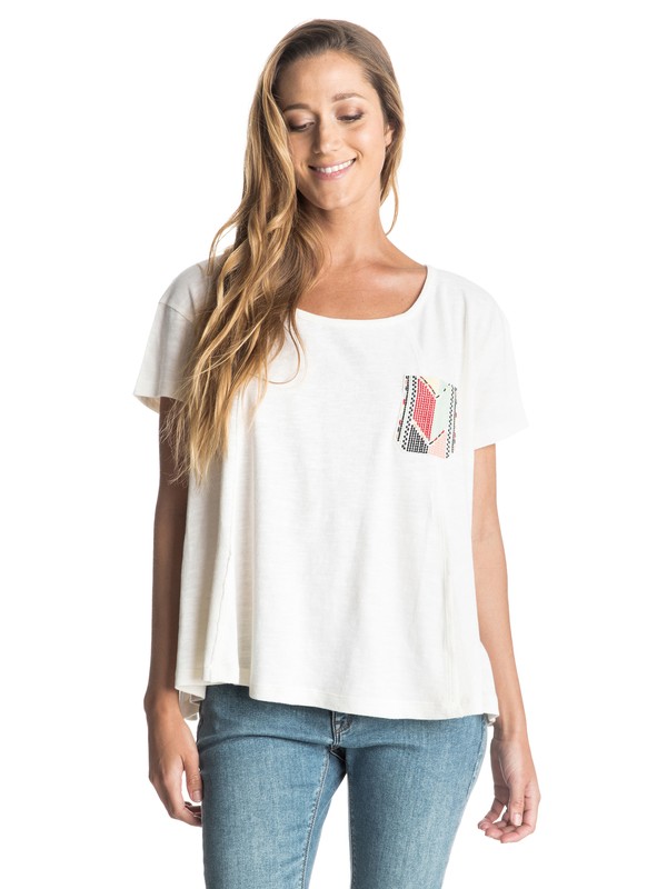 roxy, Feel Flows Oversized Top, PRISTINE (wza0) 0 Feel Flows Oversized Top ERJKT03150 Roxy