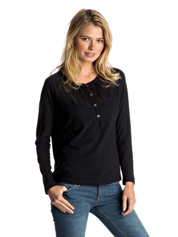 roxy, Dreamland - Longsleeve, ANTHRACITE (kvj0) 0 Dreamland - Longsleeve Schwarz ERJKT03216 Roxy