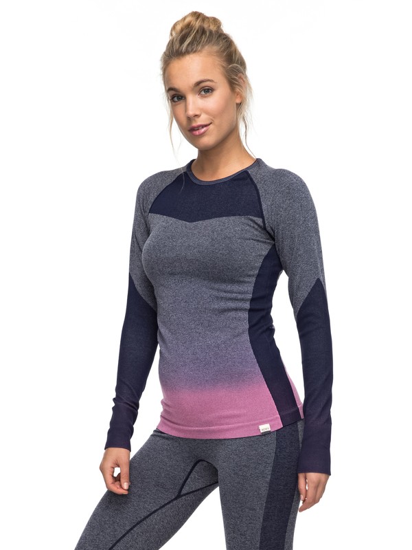 roxy, Passana - Top de diseño técnico de manga larga para Mujer, PEACOAT (btn0) 0 Passana - Top de diseño técnico de manga larga para Mujer ERJKT03271 Roxy