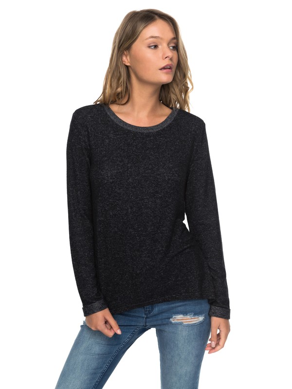 roxy, Sea Skipper Long Sleeve Top, ANTHRACITE HEATHER (kvjh) 0 Sea Skipper Long Sleeve Top ERJKT03290 Roxy