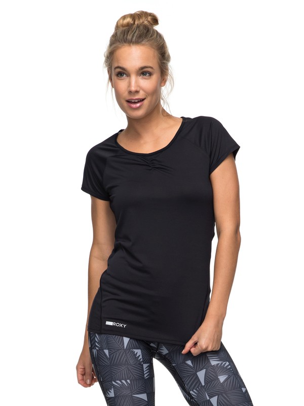 roxy, Wild Soul - Funktionelles T-Shirt, ANTHRACITE (kvj0) 0 Wild Soul - Funktionelles T-Shirt Schwarz ERJKT03295 Roxy
