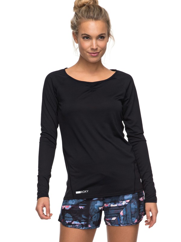 roxy, Wild Soul - Funktionelles Langarmshirt, ANTHRACITE (kvj0) 0 Wild Soul - Funktionelles Langarmshirt Schwarz ERJKT03299 Roxy