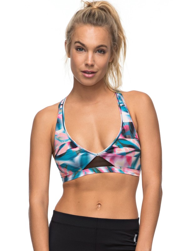 roxy, Yasana Bra Sports Bra, PALE DOGWOOD CUBAN CORN (nds6) 0 Yasana Bra Sports Bra ERJKT03306 Roxy
