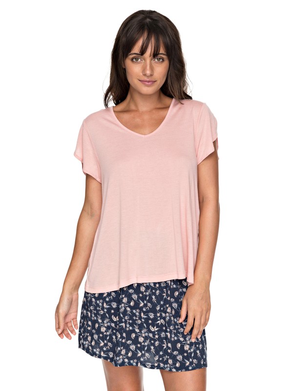 roxy, Футболка All About Sun, ROSE TAN (mhb0) 0 Футболка All About Sun Розовый ERJKT03355 Roxy