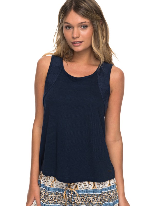 roxy, Last Minute Chance - Débardeur, DRESS BLUES (btk0) 0 Last Minute Chance - Débardeur Bleu ERJKT03356 Roxy