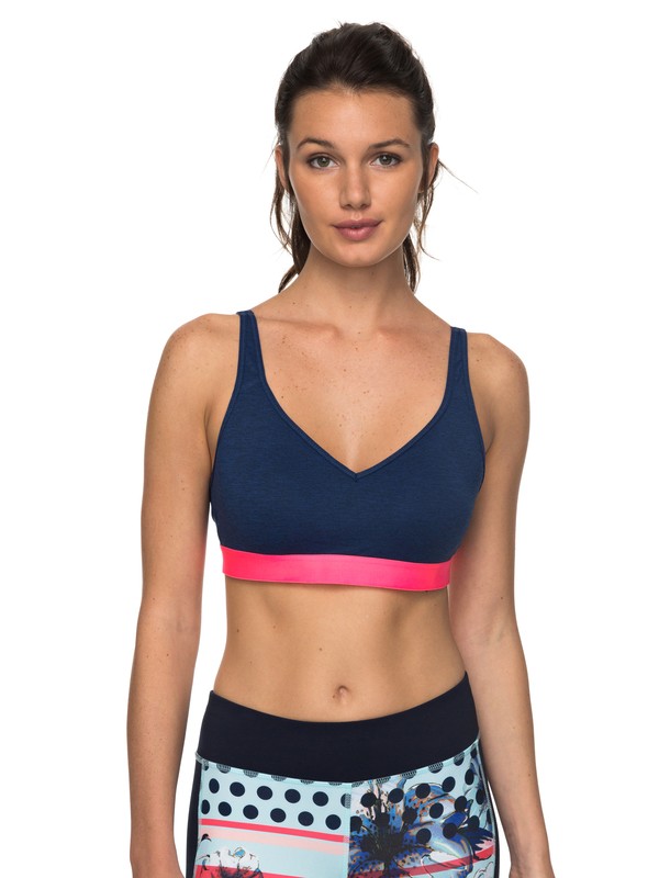roxy, Nakko 2 - Sujetador Deportivo para Mujer, DRESS BLUES (btk0) 0 Nakko 2 - Sujetador Deportivo para Mujer Azul ERJKT03382 Roxy