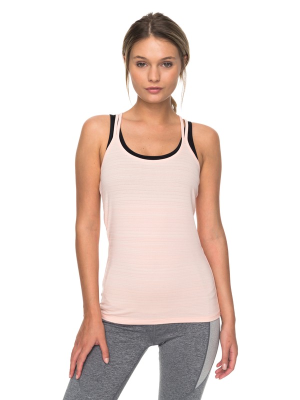 roxy, Dancing With Stars - Technical Strappy Top for Women, TROPICAL PEACH (mdr0) 0 Dancing With Stars - Technical Strappy Top for Women Pink ERJKT03388 Roxy