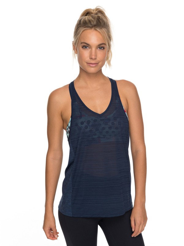 roxy, Dakota Dreaming - Technical Vest Top for Women, DRESS BLUES (btk0) 0 Dakota Dreaming - Technical Vest Top for Women Blue ERJKT03389 Roxy