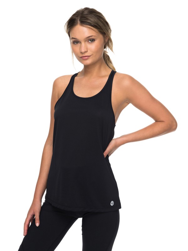roxy, Vanilla Temptation Technical Tank Top, ANTHRACITE (kvj0) 0 Vanilla Temptation Technical Tank Top Black ERJKT03396 Roxy