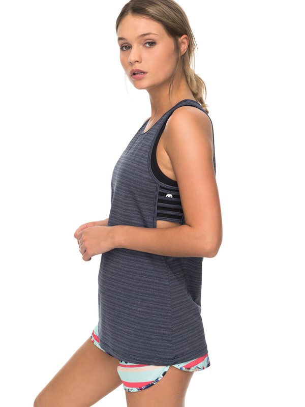 roxy, Quiet Ocean Technical Tank Top, DRESS BLUES (btk0) 0 Quiet Ocean Technical Tank Top Blue ERJKT03401 Roxy