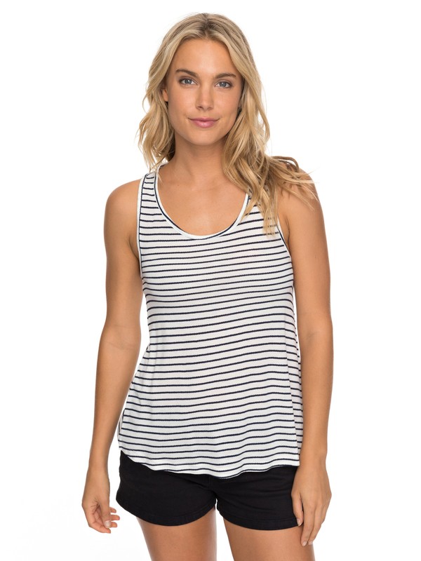 roxy, Puerto Rico Smile - Camiseta de Tiras para Mujer, DRESS BLUES BASIC BICO STRIPE (btk4) 0 Puerto Rico Smile - Camiseta de Tiras para Mujer Azul ERJKT03411 Roxy