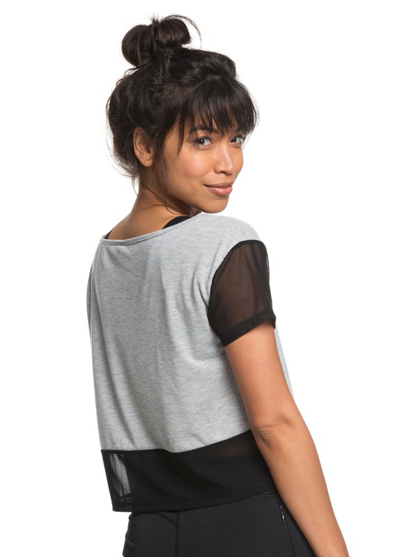 roxy, Meaning Of Soul - Camiseta de diseño técnico para Mujer, HERITAGE HEATHER (sgrh) 0 Meaning Of Soul - Camiseta de diseño técnico para Mujer Gris ERJKT03440 Roxy