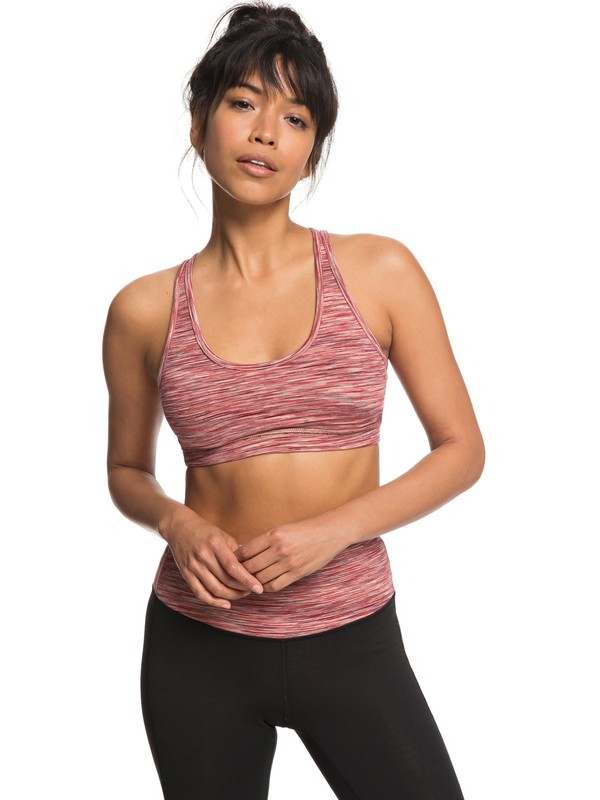 roxy, Going Everywhere - Brassière de sport pour Femme, TRUE BLACK (kvj0) 0 Going Everywhere - Brassière de sport pour Femme Noir ERJKT03450 Roxy