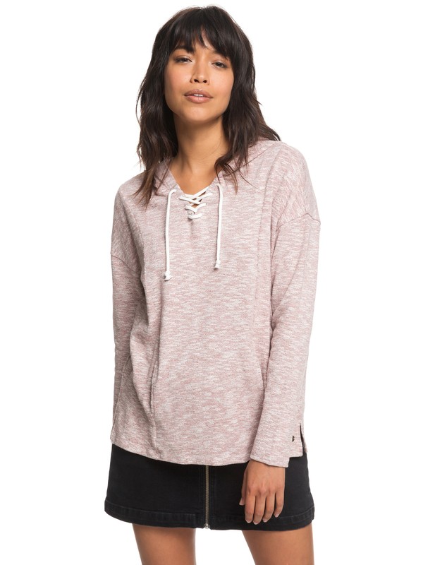 roxy, Discovery Arcade - Hoodie for Women, WITHERED ROSE (mmg0) 0 Discovery Arcade - Hoodie for Women Pink ERJKT03466 Roxy