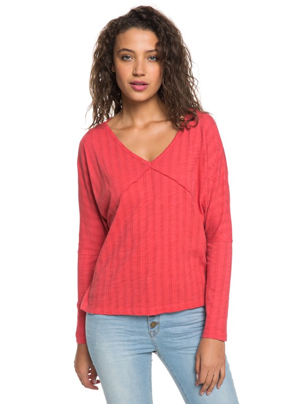 roxy, Happy Fly Long Sleeve Top, CARDINAL (rpe0) 0 Happy Fly Long Sleeve Top ERJKT03486 Roxy