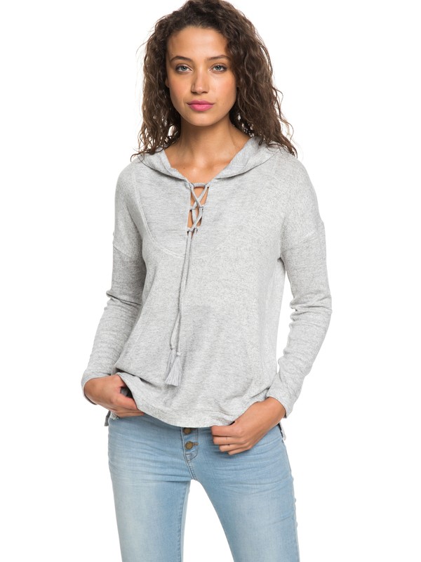 roxy, Cozy Hoodie, HERITAGE HEATHER (sgrh) 0 Cozy Hoodie Grey ERJKT03496 Roxy