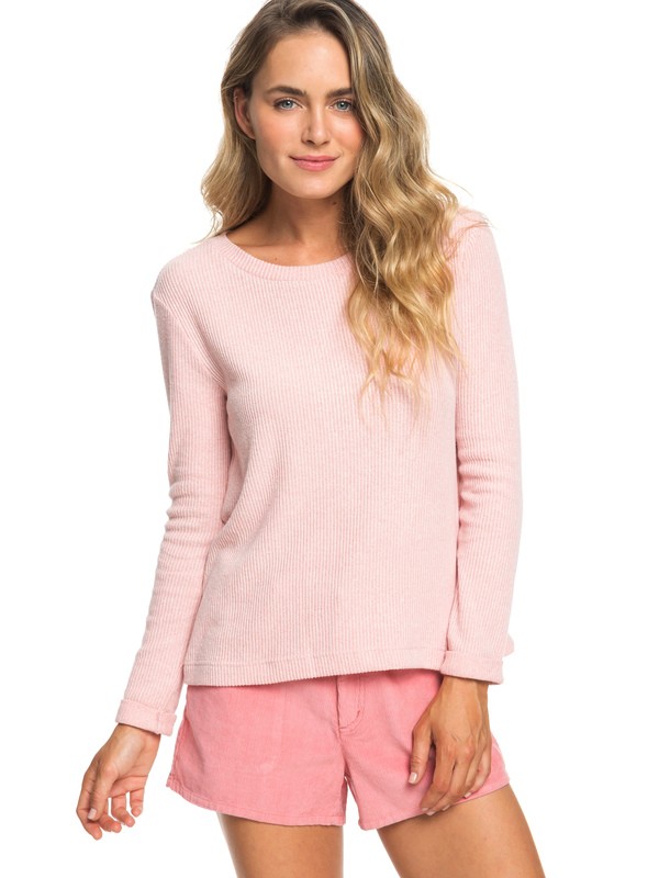 roxy, Sea Skipper Long Sleeve Top, BRANDIED APRICOT HEATHER (mjgh) 0 Sea Skipper Long Sleeve Top Pink ERJKT03539 Roxy