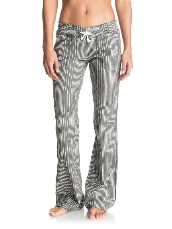Oceanside Stripe - Beach Pants ERJNP03036 0 Oceanside Stripe Beach Pants ERJNP03036 Roxy