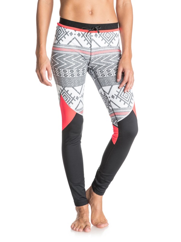 roxy, Keep It Warm - Running Pants, WINDY ROAD COMBO TRUE BLACK (kvj7) 0 Keep It Warm - Running Pants ERJNP03044 Roxy