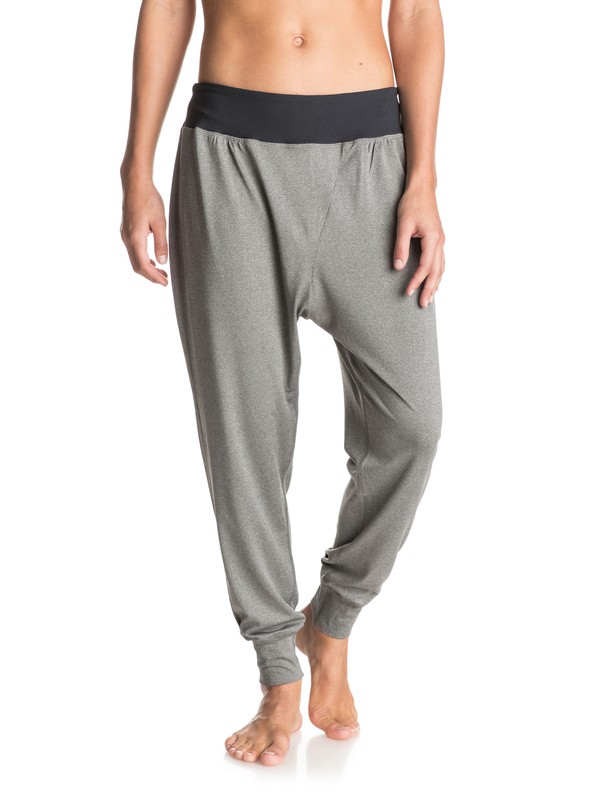 roxy, Warangai Yoga Pants, CHARCOAL HEATHER (kpvh) 0 Warangai Yoga Pants ERJNP03046 Roxy
