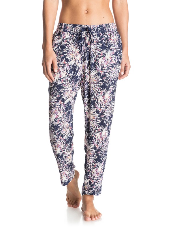 roxy, Electric Mile Jogger Pants, ALLO AMERICANO BLUE PRINT (bsq6) 0 Electric Mile Jogger Pants ERJNP03070 Roxy
