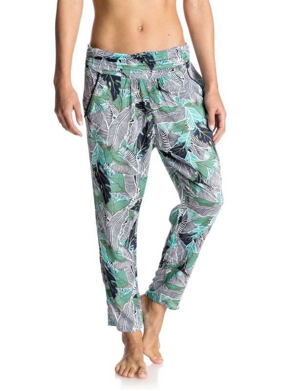 roxy, Ultra Violet Printed - Beach Pants, BLUE DEPTHS READY MADE (bta6) 0 Ultra Violet Printed - Beach Pants Blue ERJNP03093 Roxy