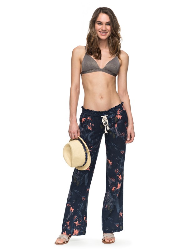 OCEANSIDE PANT PRINTED ERJNP03127 0 Oceanside Beach Pants ERJNP03127 Roxy