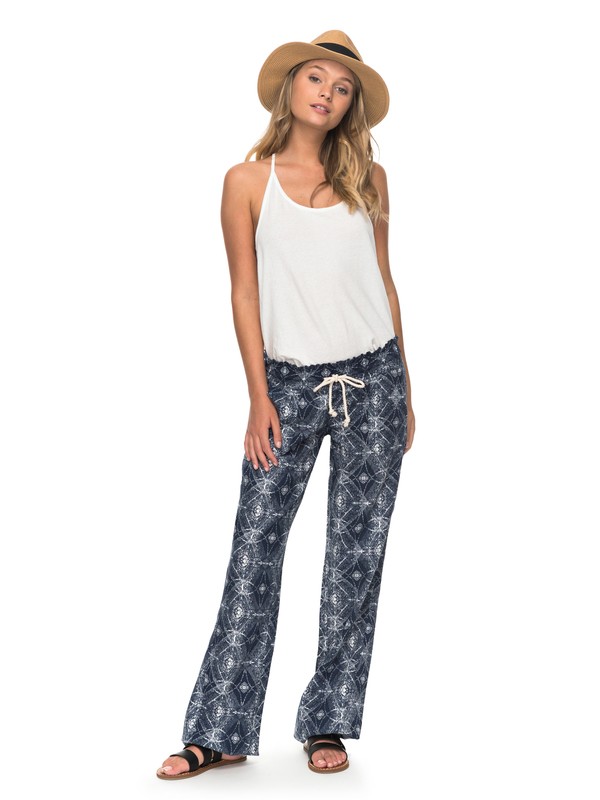 OCEANSIDE PRINTED PANT ERJNP03144 0 Oceanside Beach Pants ERJNP03144 Roxy