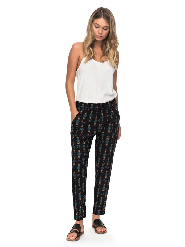 roxy, Nomad Traveler Printed Jogger Pants, ANTHRACITE LITTLE DESERT (kvj5) 0 Nomad Traveler Printed Jogger Pants ERJNP03146 Roxy