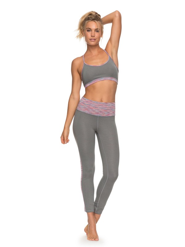 roxy, Every You Every Me - Leggins Técnicos para Mujer, CHARCOAL HEATHER (kpgh) 0 Every You Every Me - Leggins Técnicos para Mujer Negro ERJNP03171 Roxy