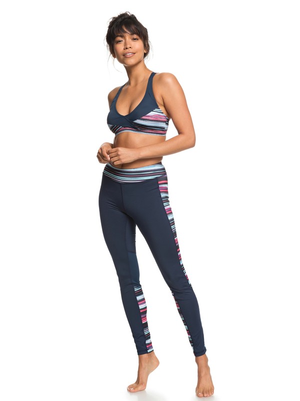 roxy, Spy Game Technical Leggings, TRUE BLACK CITY STREETS (kvj2) 0 Spy Game Technical Leggings Black ERJNP03192 Roxy