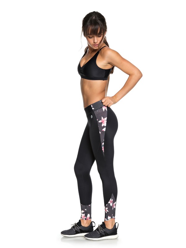 roxy, Sandy Vocation Sand To Sea Leggings, TRUE BLACK (kvj0) 0 Sandy Vocation Sand To Sea Leggings Black ERJNP03199 Roxy