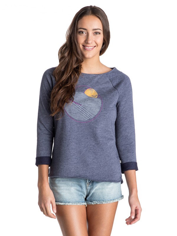 roxy, Ride For You B Sweatshirt, ASTRAL AURA (pss0) 0 Ride For You B Sweatshirt ERJSF03072 Roxy