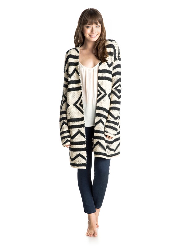 Karid - Loose Fit Cardigan ERJSW03045 0 Karid Sweater ERJSW03045 Roxy