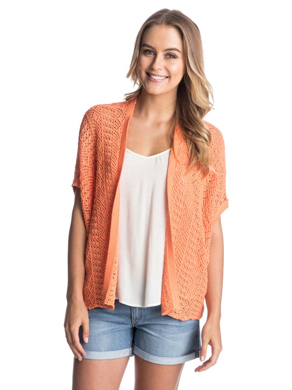 roxy, Same Old Feeling Open Cardigan, MELON (nhz0) 0 Same Old Feeling Open Cardigan ERJSW03068 Roxy