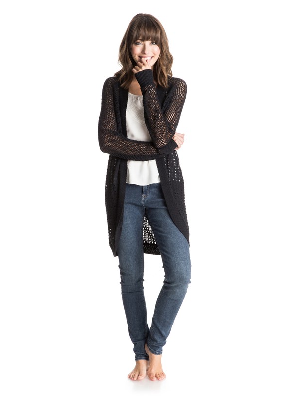 roxy, Ocean Of Love Sweater, TRUE BLACK (kvj0) 0 Ocean Of Love Sweater ERJSW03082 Roxy