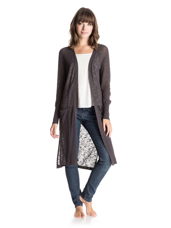 roxy, Love And Luck Maxi Sweater, DARK MIDNIGHT (kry0) 0 Love And Luck Maxi Sweater ERJSW03090 Roxy