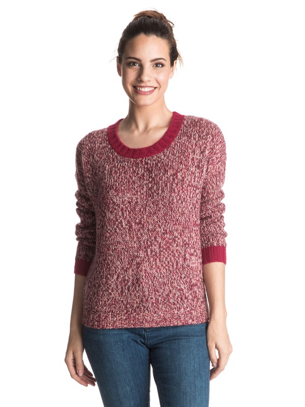 roxy, Свитер Sea Esta, SANGRIA (mqd0) 0 Свитер Sea Esta Розовый ERJSW03133 Roxy