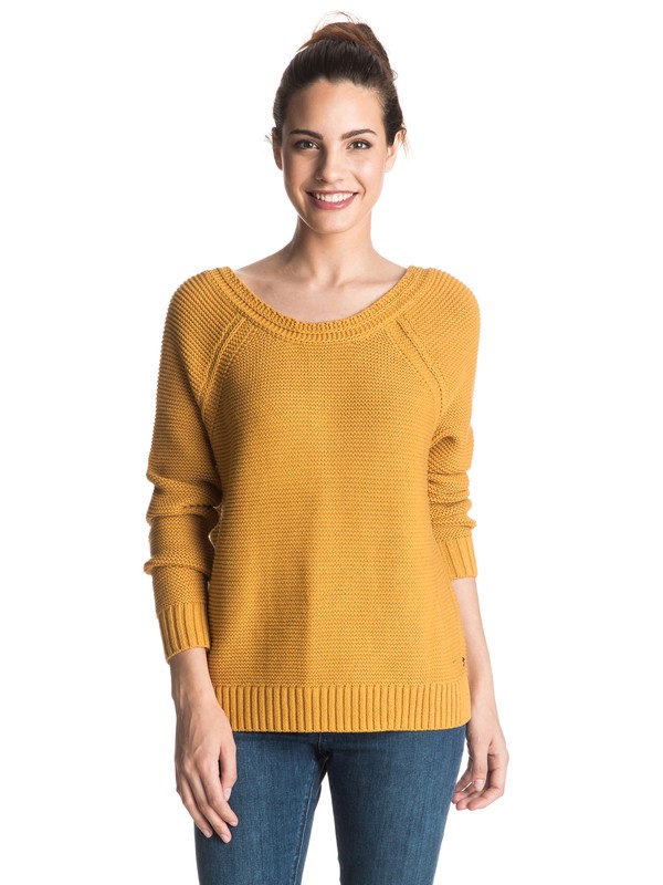 roxy, Lost Coastlines Sweater, HONEY MUSTARD (ylh0) 0 Lost Coastlines Sweater ERJSW03151 Roxy