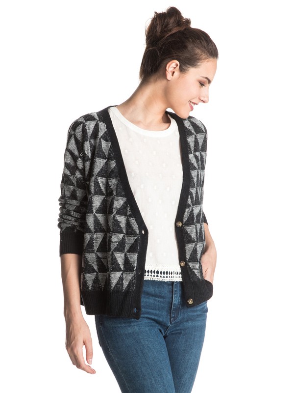 Suns In Our Mind - Geo Pattern Cardigan ERJSW03157 0 Suns In Our Mind Cardigan ERJSW03157 Roxy