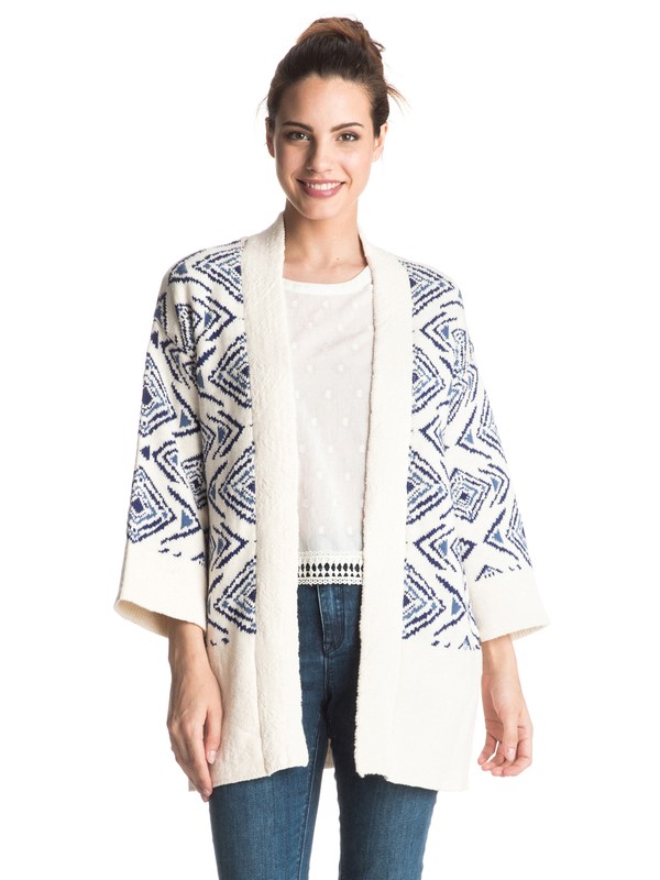 Always Forever - Kimono Jumper ERJSW03159 0 Always Forever Kimono Sweater ERJSW03159 Roxy