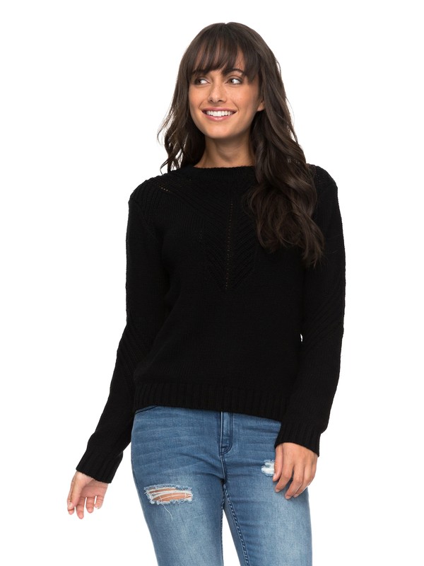 roxy, Take Over The World Sweater, ANTHRACITE (kvj0) 0 Take Over The World Sweater ERJSW03216 Roxy