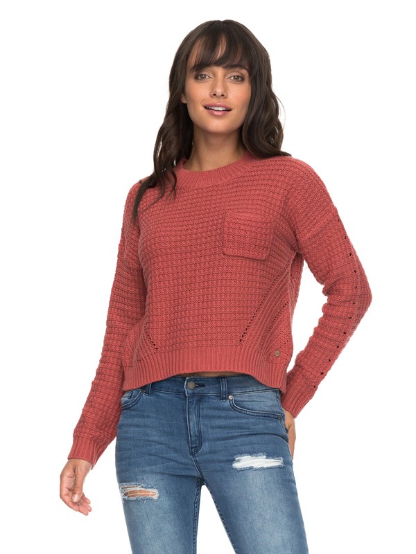 roxy, Alive In Love - Gebreide trui, DUSTY CEDAR (mmr0) 0 Alive In Love - Gebreide trui Pink ERJSW03231 Roxy