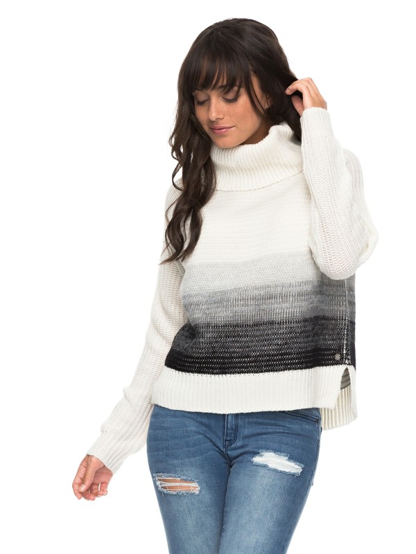 roxy, Morning Sun Turtleneck Sweatshirt, MARSHMELLOW (wbt0) 0 Morning Sun Turtleneck Sweatshirt ERJSW03235 Roxy