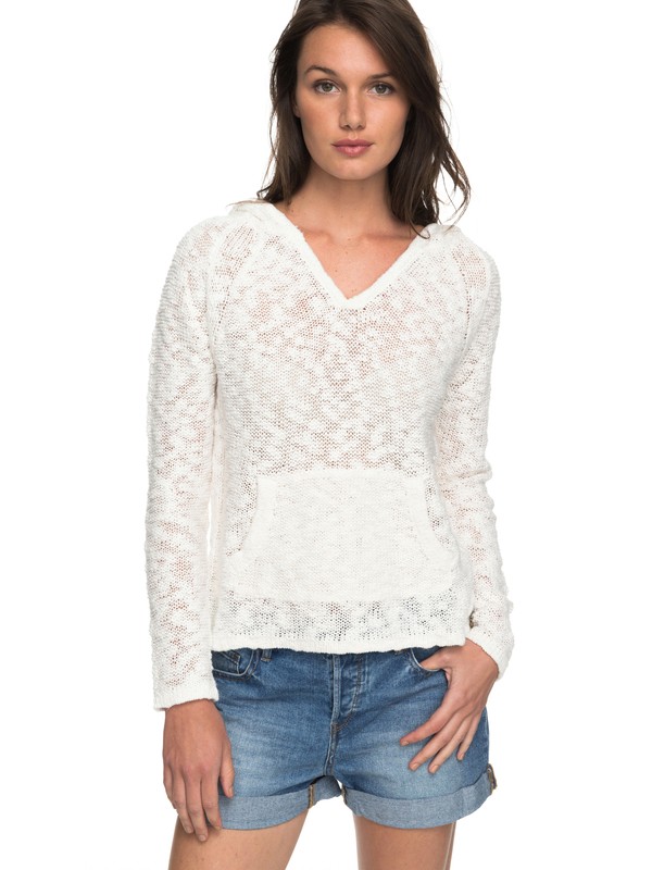 Slouchy Morning - Hooded Jumper for Women ERJSW03247 0 Slouchy Morning Hooded Sweater ERJSW03247 Roxy